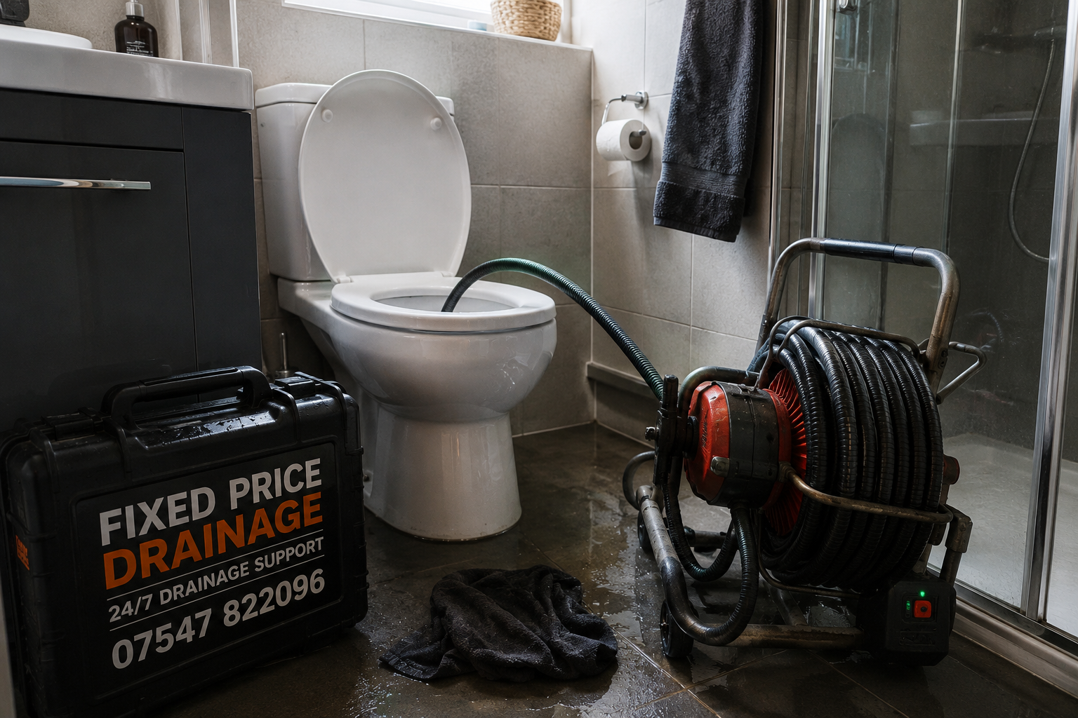 Professional blocked toilet unblocking by Fixed Price Drainage